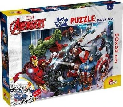 Lisciani LISCIANI MARVEL Dėlionė DF PLUS 108 AVENGERS