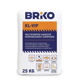 Klijai apšiltinimo sistemų Briko Universal KL-VIP, 25 kg