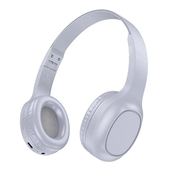 [Užsakomoji prekė] Casti Bluetooth Wireless - Hoco Charm (W46) - Light Blue Gray