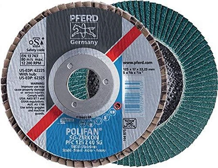 Šlifavimo diskas PFERD PFC125 Z40 SG-POWER 60