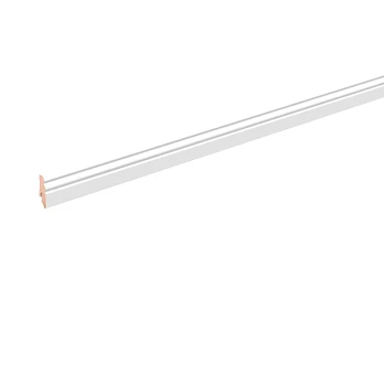 Grindjuostė Domoletti 717516, 2400 cm x 5.8 cm x 1.6 cm, balta sp.