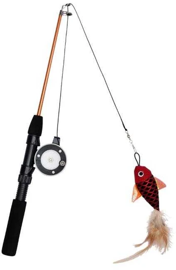 PET NOVA teleskopinė meškerė katėms 40-70cm