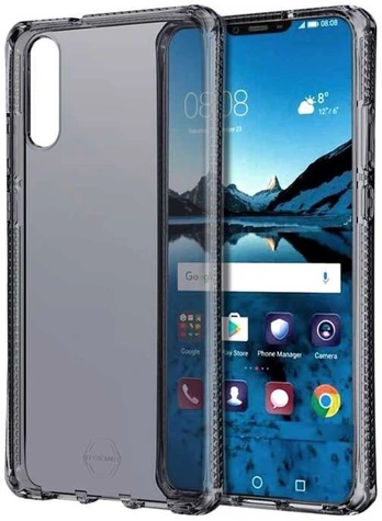 Dėklas ITSKINS SPECTRUM CLEAR cover til Huawei P20®. Sort