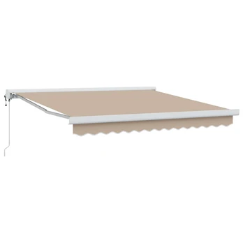 automatinė įtraukiama markizė smėlio spalva 350x250 cm