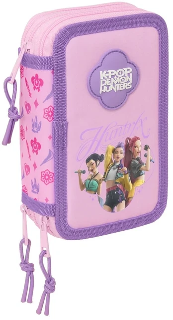 Safta Kpop Demon Hunters Stage triple pencil case 37pcs