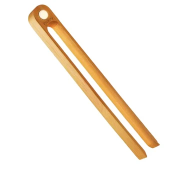 bambukinės žnyplės 22 cm, Apvali galva