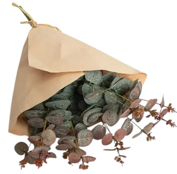 Dirbtinė šakelė, eukaliptas Homla Basic Euuka, raudona sp./žalia sp., 48 cm x 41 cm