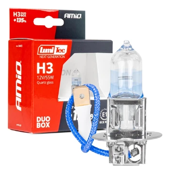 AMIO H3 12V 55W +135% Lemputės LumiTec