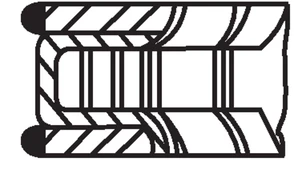 MAHLE 005 24 N0 Piston ring set kaina