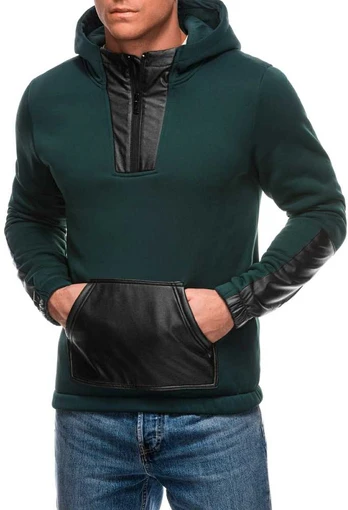 men's sweatshirt žalias ombre