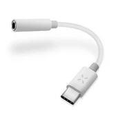 FIXED Link AdapterUSB-C/3.5mm jack, White