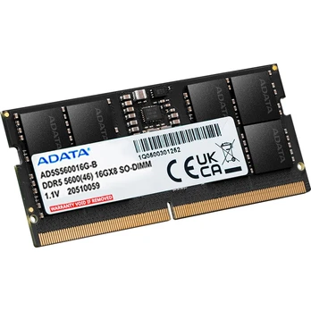 16 GB ADATA SO-DIMM 5600 (juodas, AD5S560016G-S, Premier Tray)