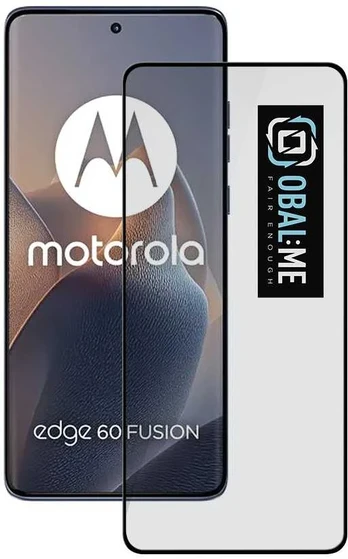 OBAL:ME 5D Glass Screen Protector for Motorola Edge 60 60 Pro 60 Fusion Juodas