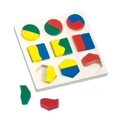 Medinė dėlionė geometrinės formos Bino kaina