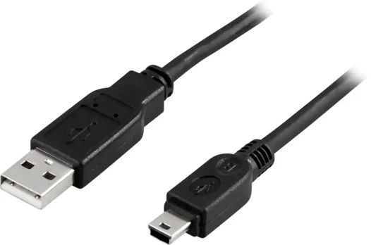 Kabelis DELTACO USB 2.0, 3m, juodas / USB-27S