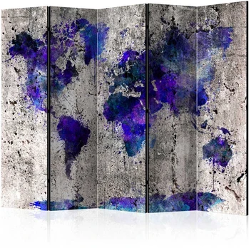 Artgeist Pertvara - World Map: Ink Blots II [Room Dividers]
