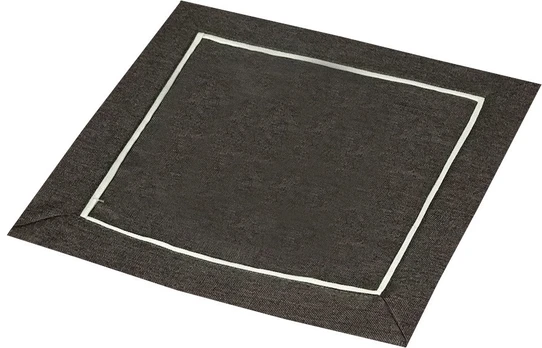 Servetėlė kvadratinė OI-04, ruda, 20 x 20 cm