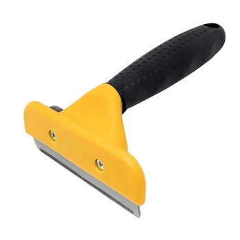 Šukos gyvūnams Precision Comb, geltonos