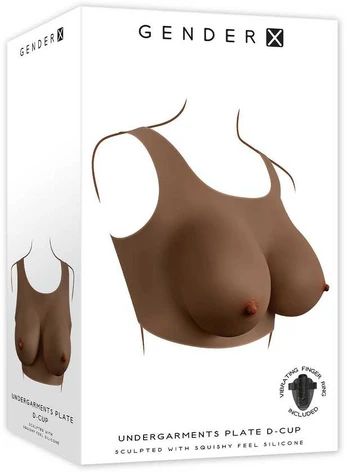 GENDER X UNDERGARMENTS - PLATE D-CUP DARK