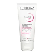 Valomasis odą raminantis veido prausiklis Bioderma Sensibio DS+ 200 ml kaina