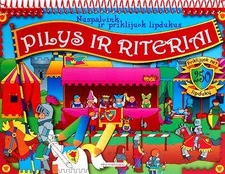 Pilys ir riteriai (su lipdukais)