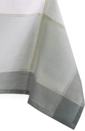Stalo takelis AmeliaHome Laval, mėlyna/balta, 220 x 140 cm kaina