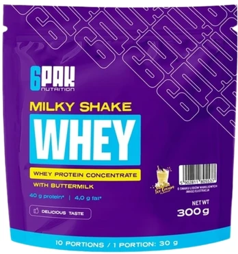 6PAK Nutrition Milky Shake Whey, Dubai Chocolate, 300 g