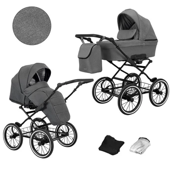 Universalus vežimėlis Romantic Kunert 2in1 Gray