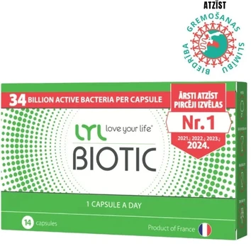 LYLBIOTIC kapsulės N14