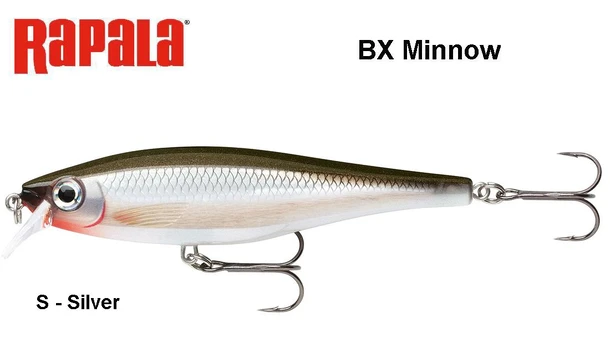 Vobleris Rapala BX Minnow BXM Silver 10 cm
