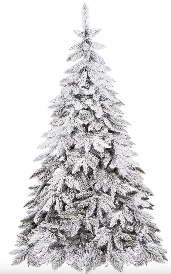 Dirbtinė Kalėdų eglutė apsnigta Springos Caucasian CT0126, 250 cm, su stovu