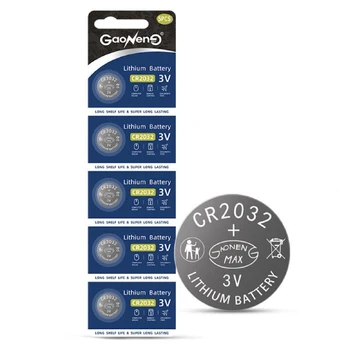GoaNenG Long Lasting Power 3V Lithium Tablet Battery CR2032 (5pcs)