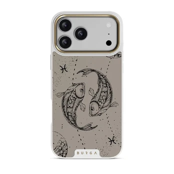 Pisces - iPhone 17 Pro Max Case, Elite Light (MagSafe) / Gold / Nude