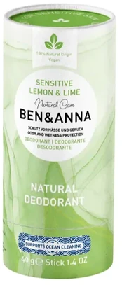 Pieštukinis dezodorantas jautriai odai Lemon & Lime, 40 g