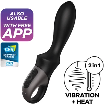 SATISFYER Analinis Šilumos Vibratorius