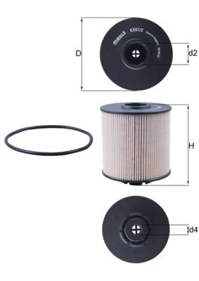 Kuro filtras KNECHT KX 67/2D