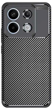 Black Box Beline Dėklas Carbon Armor Xiaomi Redmi Note 13 Pro 5G juoda/juodas box