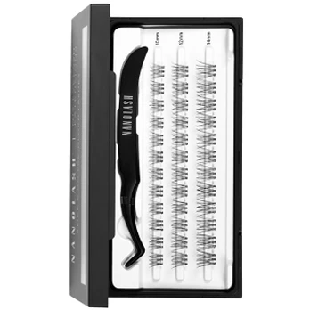 Nanolash Innocent Long self-adhesive cluster eyelashes 36 pcs Blakstienų tušas