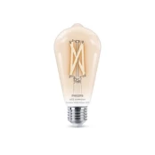 LED lemputė Philips Wiz LED, ST64, balta, E27, 7 W, 806 lm kaina