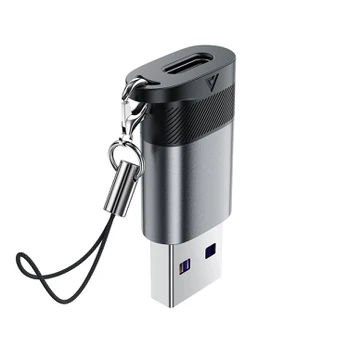 Acefast J8 USB-C - USB-A Adapteris - Gray