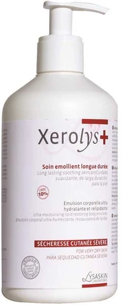 Lab Lysaskin, Xerolys 10, Urodium, Emollient, Daily, Emulsion, For Face, 500 ml