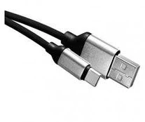 Emos USB-A 2.0 / USB-C 2.0 charging/data cable, 1m, juodas
