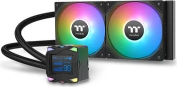 Vaizdo plokštė Thermaltake K Wasserkühlung LA240-S ARGB Sync All-In-One Liquid Cooler System Juodas