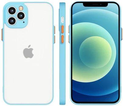 Hurtel Milky Case silikoninis dėklas Galaxy A42 5G – mėlynas