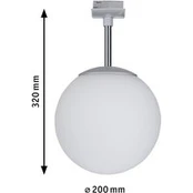 "Paulmann URail Globe Globe" šviestuvas chromas, opalinis stiklas