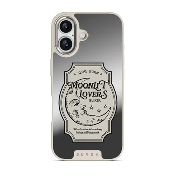 Moonlit Lovers - iPhone 17 Case, Elite Mirror Light (MagSafe) / Silver
