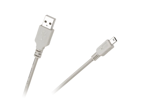 Cabletech Oem USB - mini USB kabelis 1m