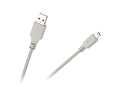 Cabletech Oem USB - mini USB kabelis 1m kaina