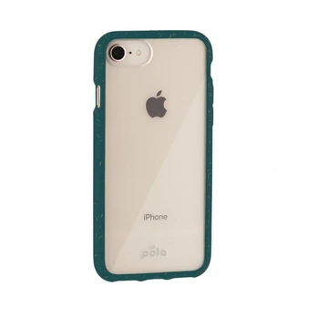 Dėklas Pela Clear – ekologiškas iPhone 7/8/SE(2) – žalias