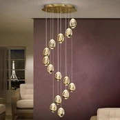 LED pakabinamas šviestuvas "Rocio 14-light gold Bluetooth